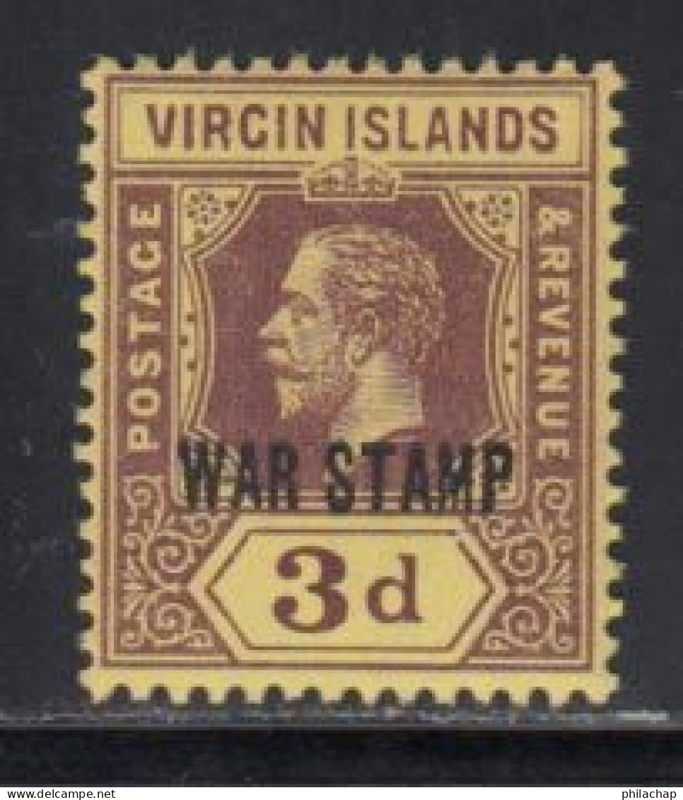 Iles Vierges 1916 Yvert 47 ** TB - British Virgin Islands