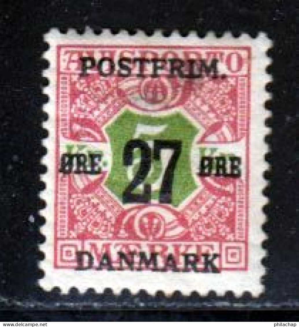 Danemark 1918 Yvert 88 * TB Charniere(s) - Unused Stamps