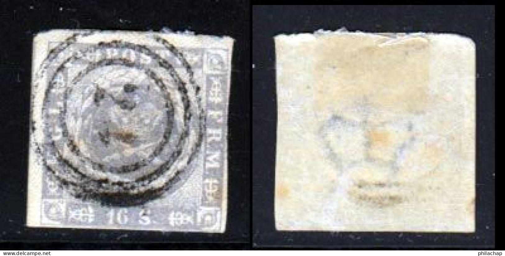 Danemark 1854 Yvert 6 (o) B Oblitere(s) - Used Stamps