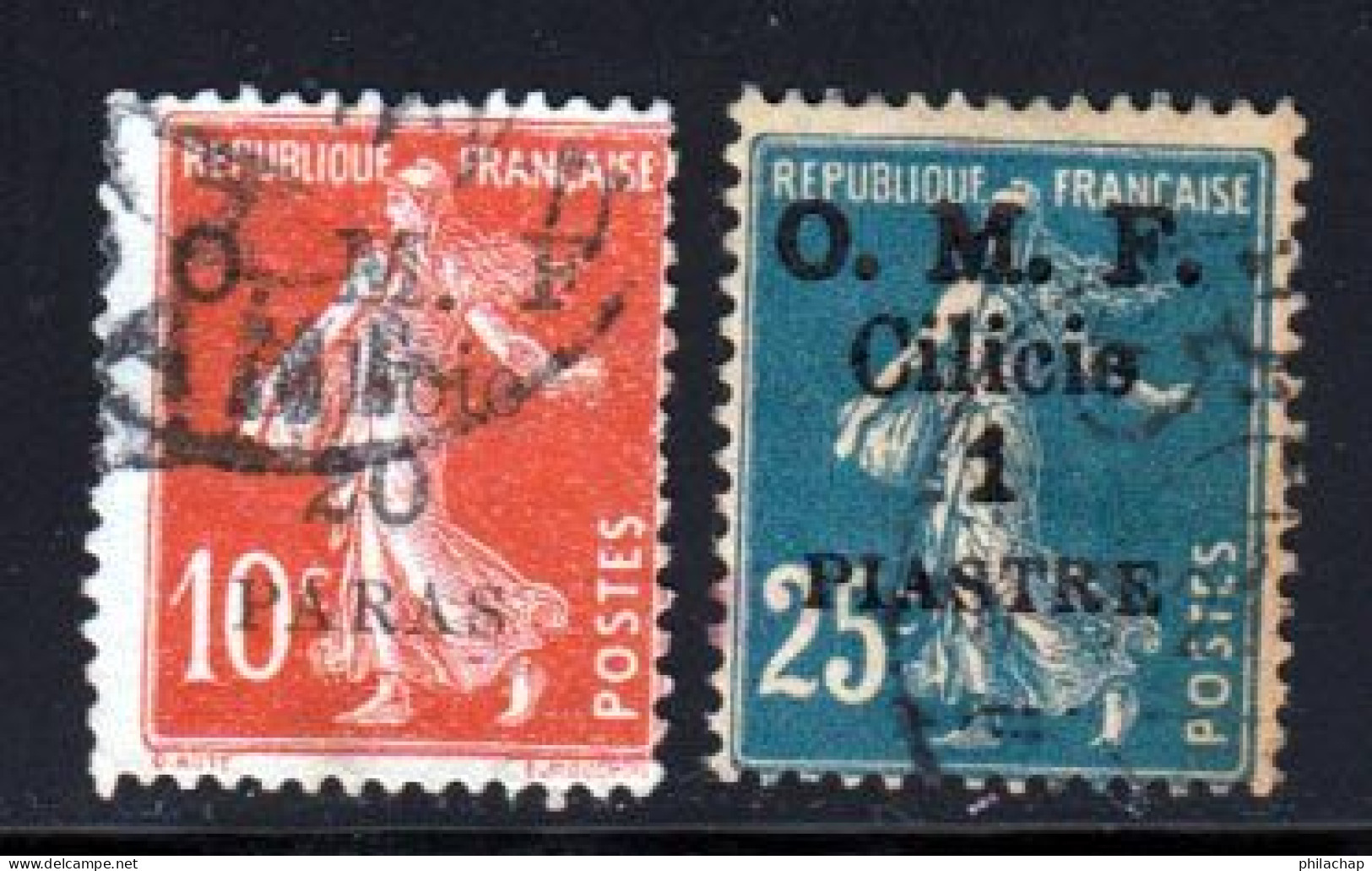 Cilicie 1920 Yvert 91 / 92 (o) B Oblitere(s) - Used Stamps