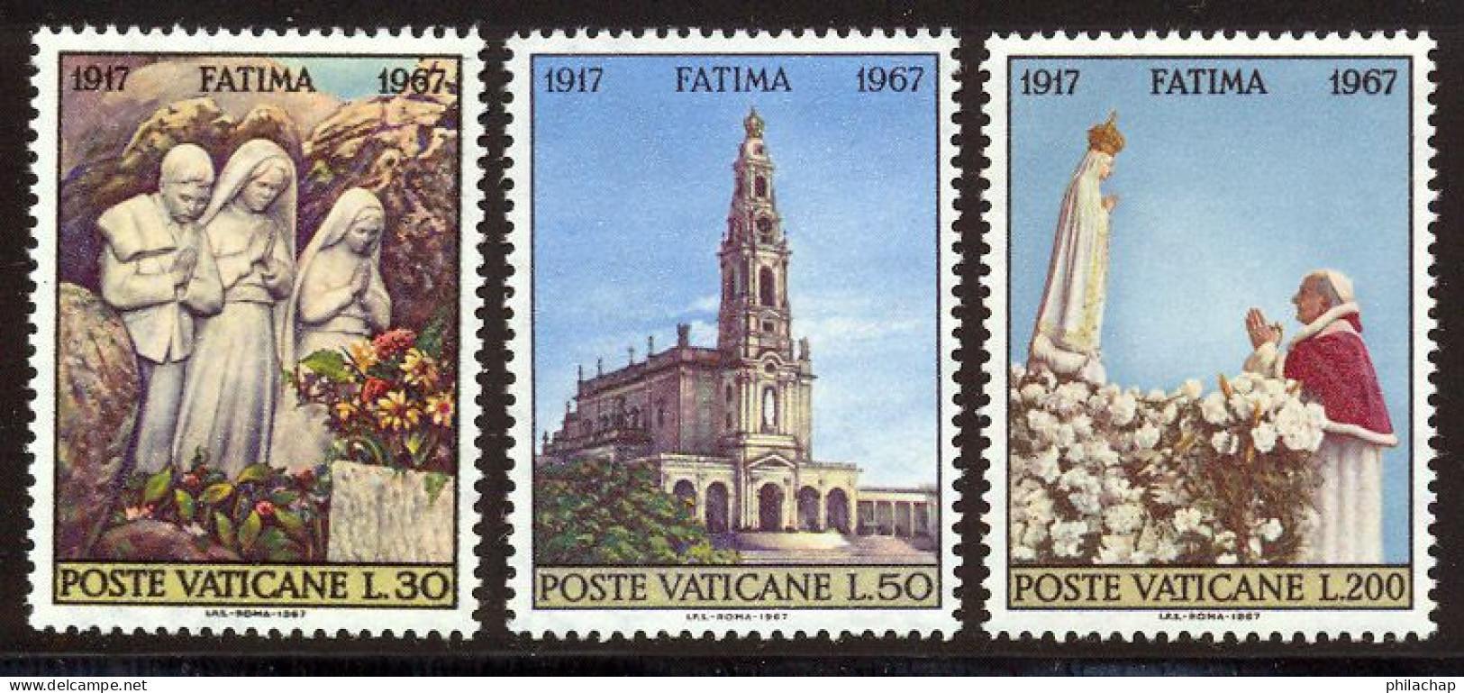Vatican 1967 Yvert 473 / 475 ** TB - Unused Stamps