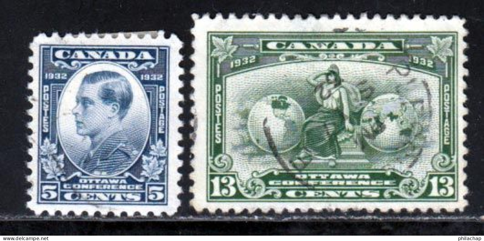 Canada 1932 Yvert 159 / 160 (o) B Oblitere(s) - Gebruikt