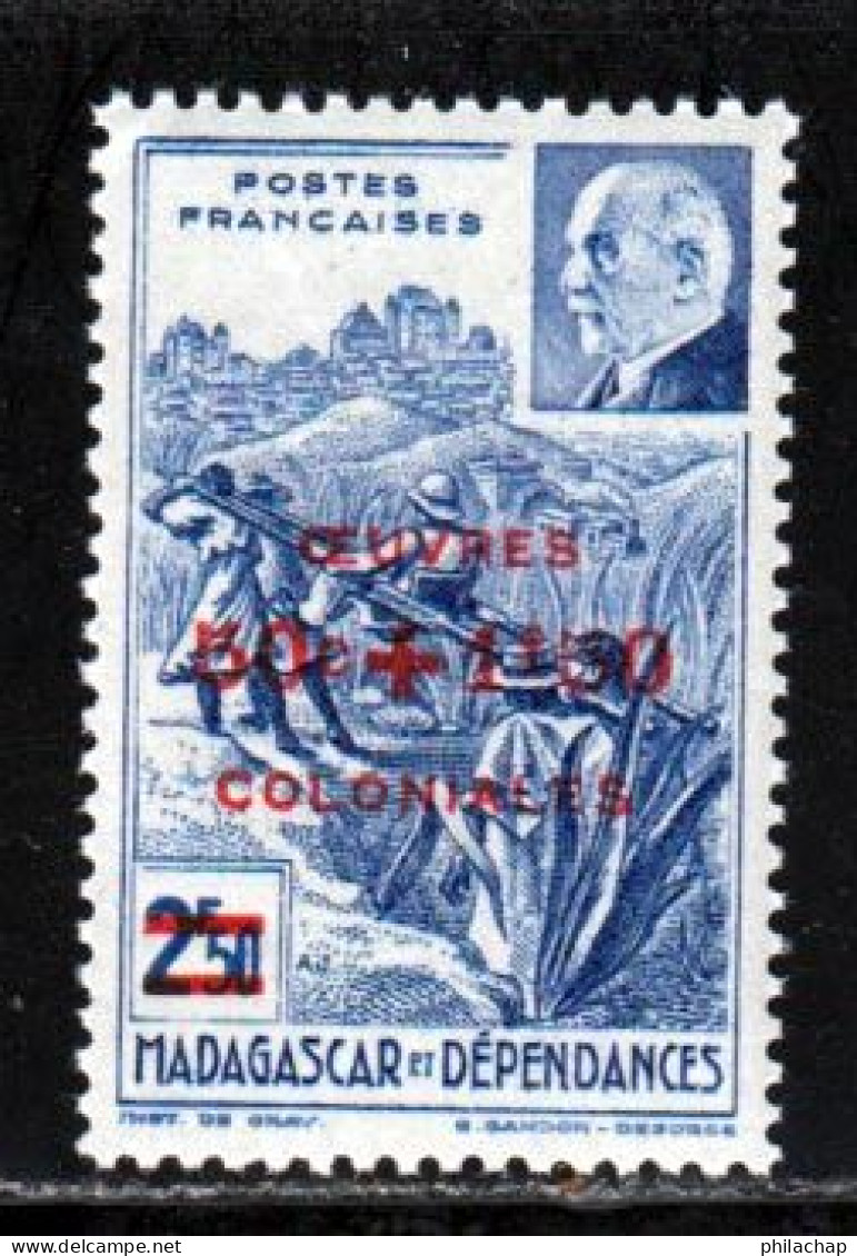 Madagascar 1944 Yvert 284 ** TB Bord De Feuille - Ungebraucht