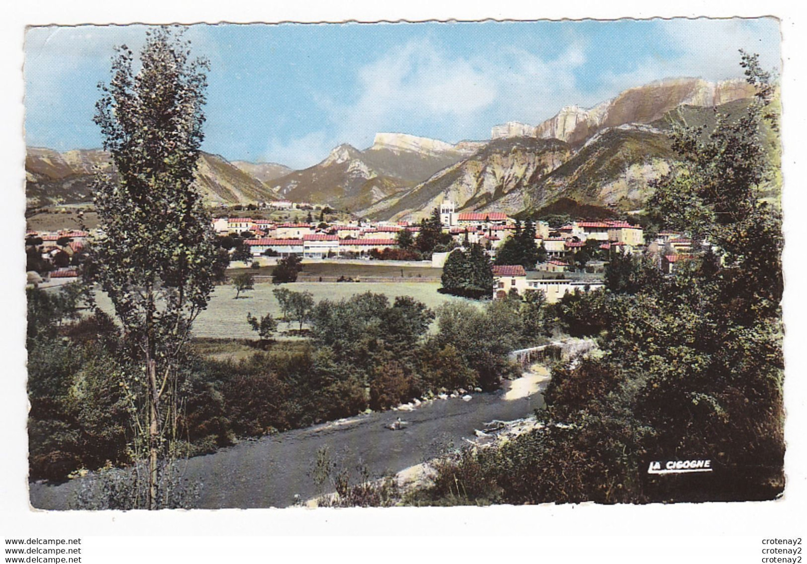 26 DIE N°113 02 Vue Générale Massif Du Vercors Baignade En 1976 - Die