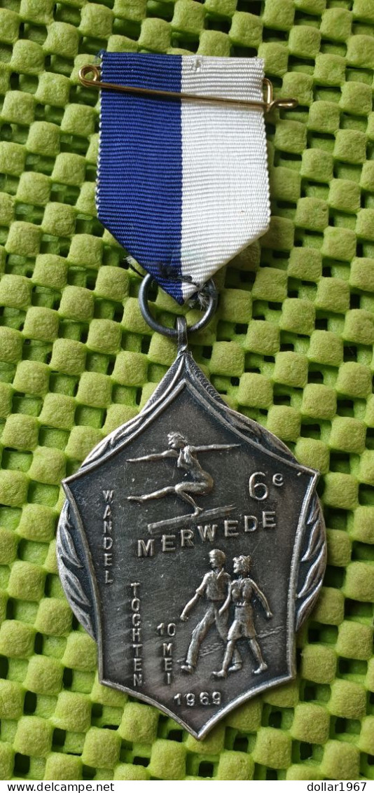 Medaile   :  6e. Wandel Tochten Merwede - 10 Mei 1969 -  Original Foto  !!  Medallion  Dutch - Sonstige & Ohne Zuordnung