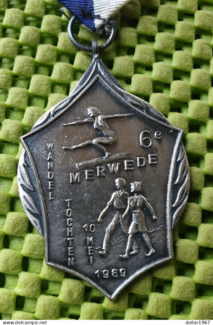 Medaile   :  6e. Wandel Tochten Merwede - 10 Mei 1969 -  Original Foto  !!  Medallion  Dutch - Altri & Non Classificati