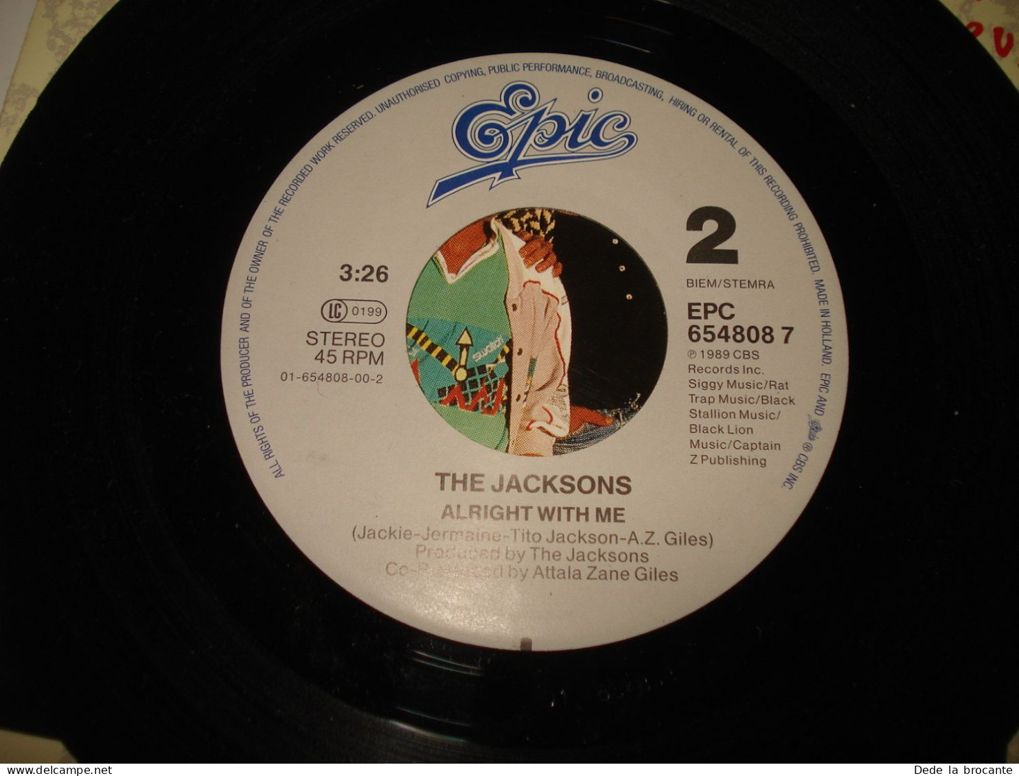 B14/  lot de 3 SP - 7" -  The Jacksons - Très bon état  - Vinyles EX