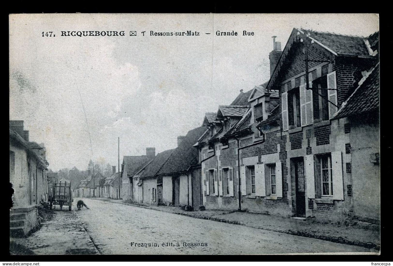 14398 - OISE - RESSONS SUR MATZ - Grande Rue - Ressons Sur Matz