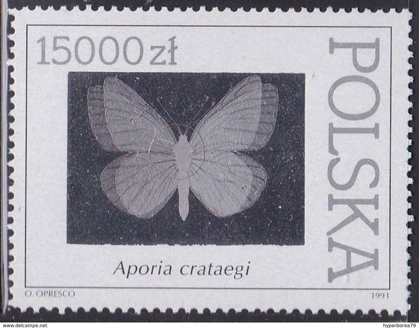 Poland 3355 - Butterflies 1991 - MNH - Vlinders