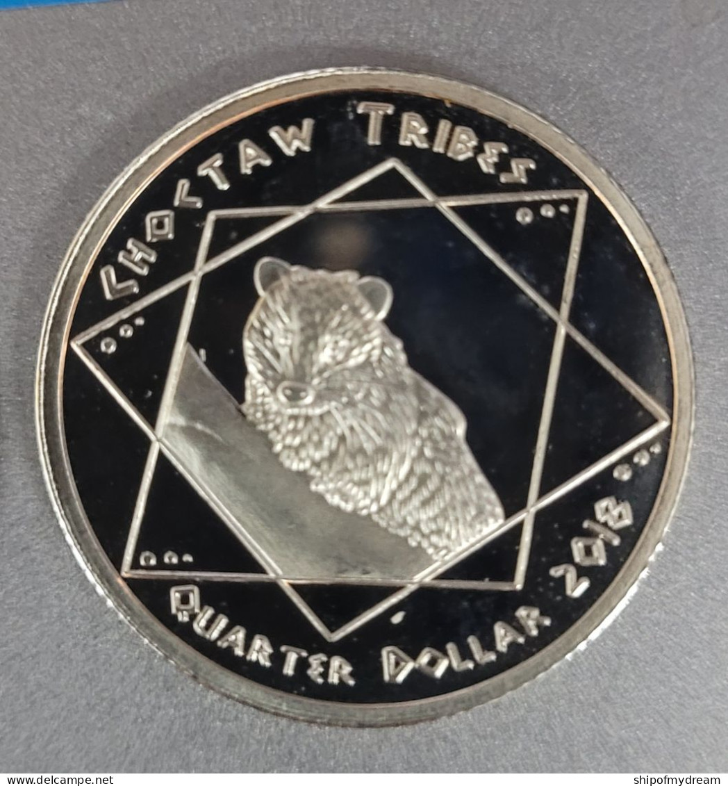 Indian Tribes - Chocktaw 2018 Quarter. Low Mint. From PL Set. - Sonstige & Ohne Zuordnung