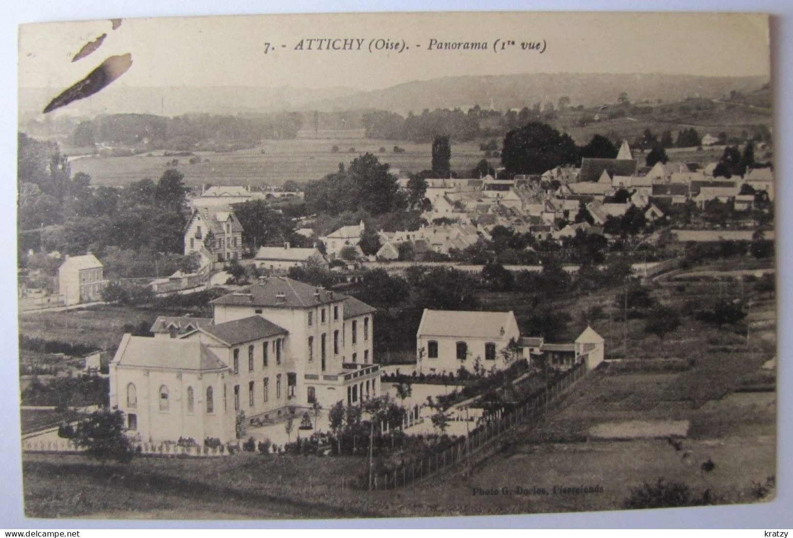 FRANCE - OISE - ATTICHY - Panorama - 1926 - Attichy