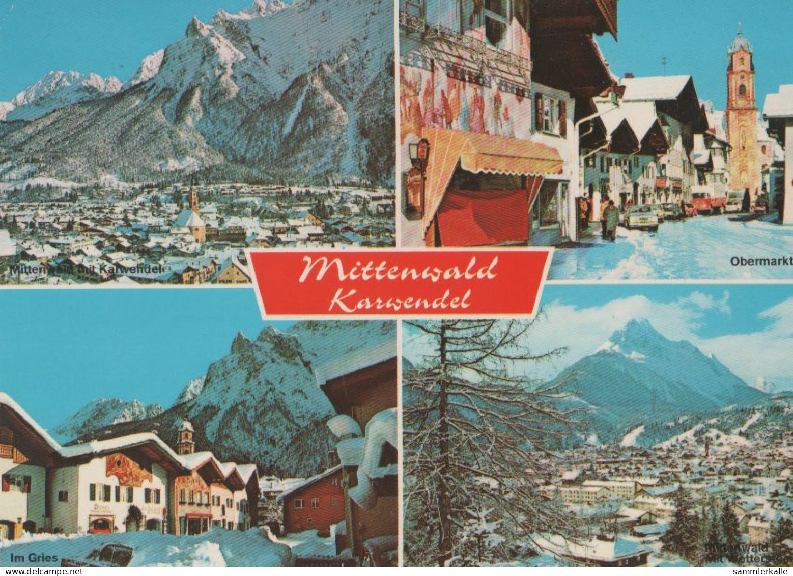 29026 - Mittenwald - U.a. Obermarkt - 1981 - Mittenwald