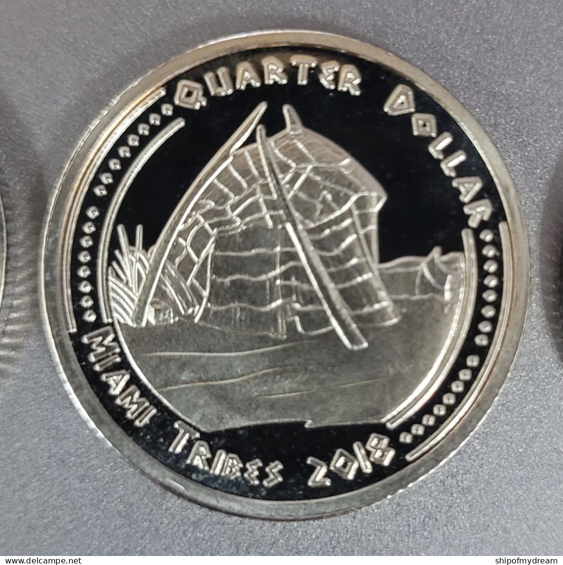 Indian Tribes - Miami 2018 Quarter. Low Mint. From PL Set. - Otros & Sin Clasificación