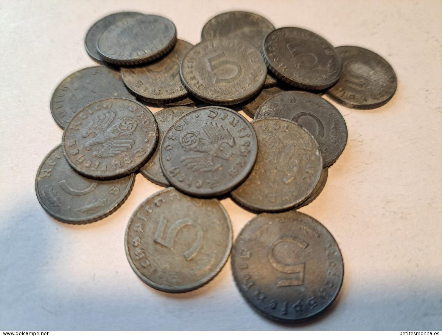 ALLEMAGNE  WW2   Lot De 20  Monnaies   (  19 ) E - Kiloware - Münzen