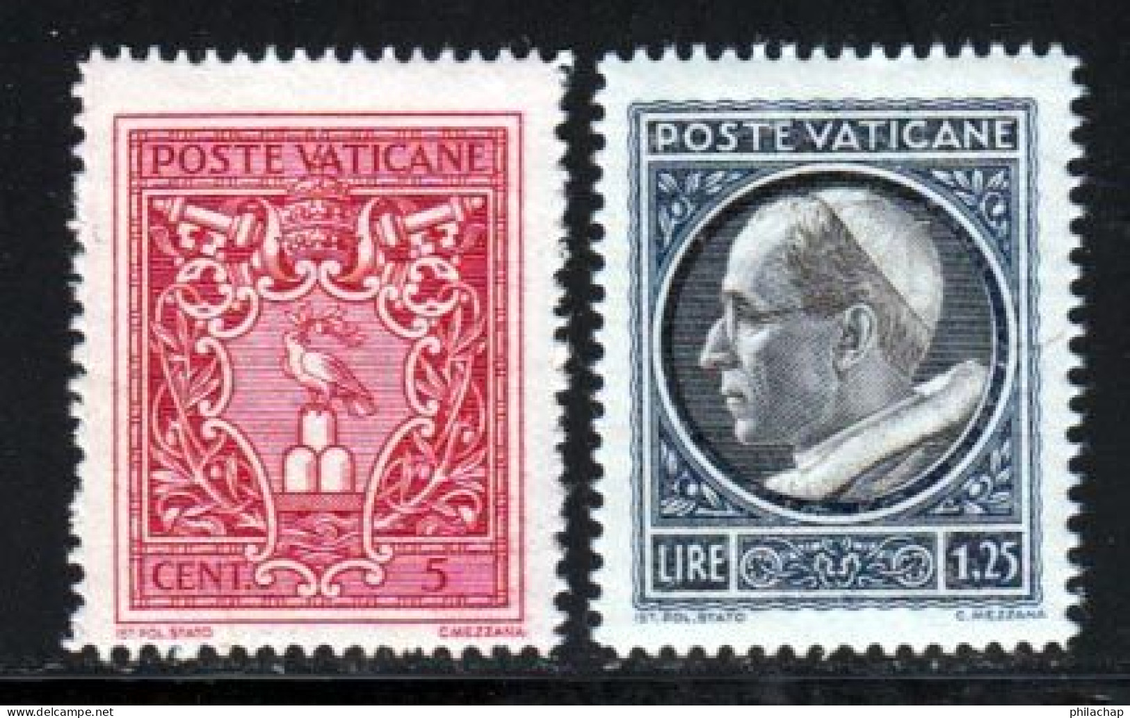 Vatican 1940 Yvert 90 - 92 ** TB - Unused Stamps