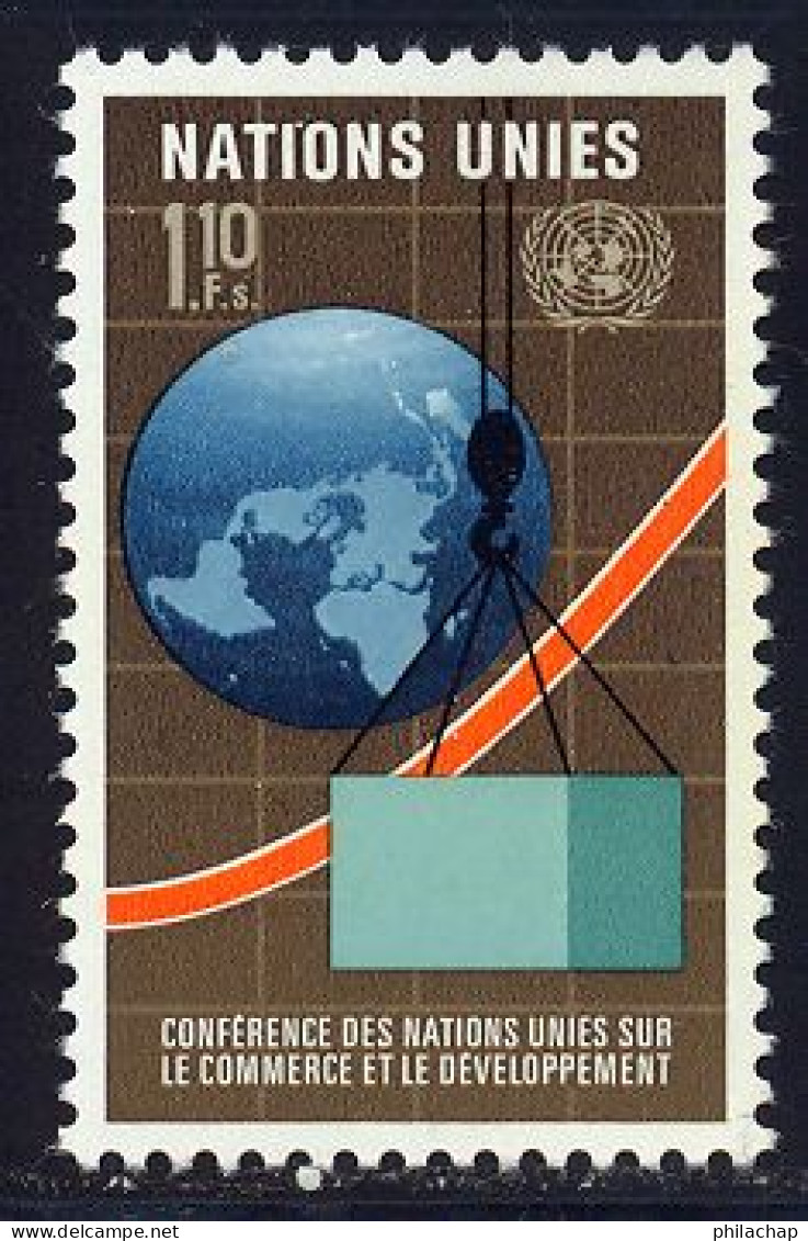 NU (Geneve) 1976 Yvert 57 ** TB - Unused Stamps