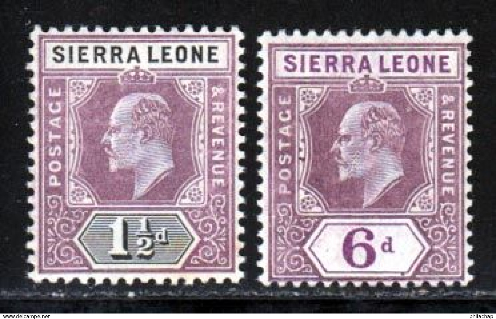 Sierra Leone 1903 Yvert 49 - 57 ** TB - Sierra Leona (...-1960)