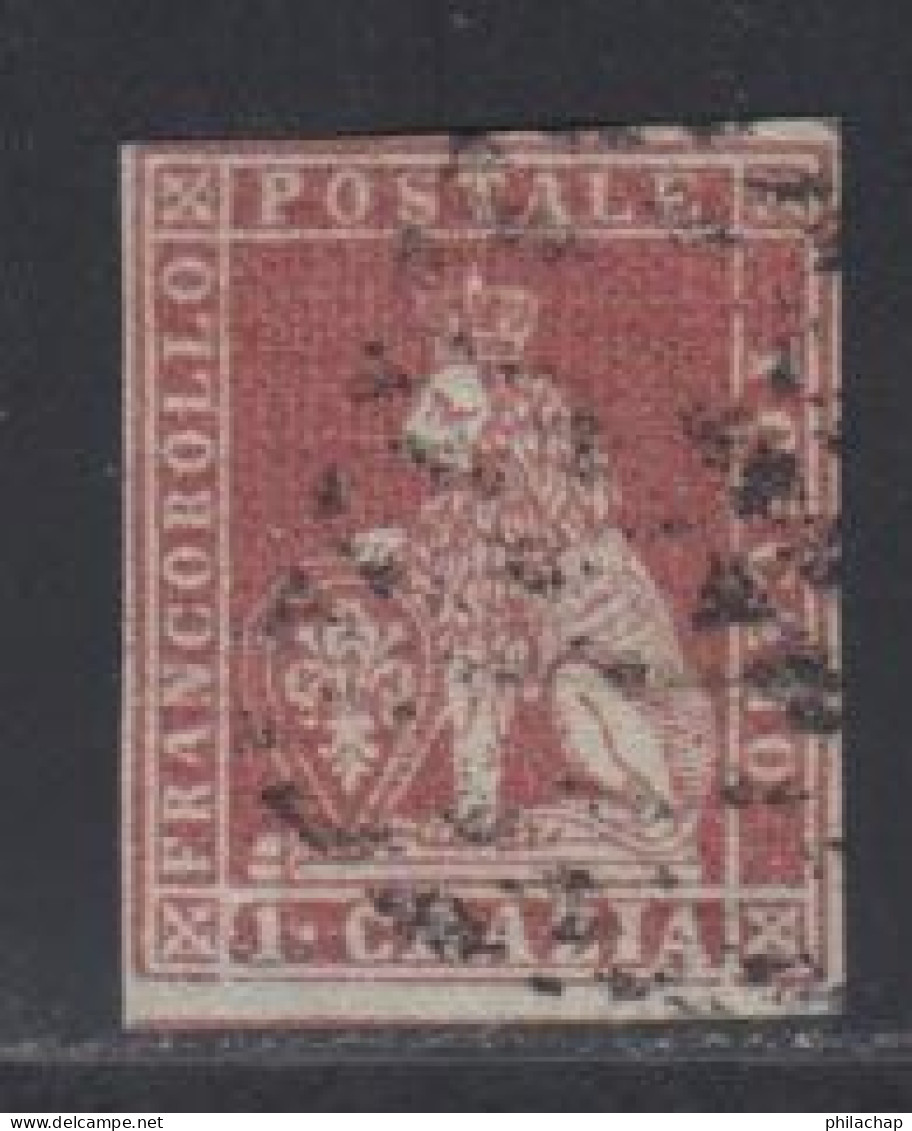 Toscane 1857 Yvert 12 (o) B Oblitere(s) - Toskana