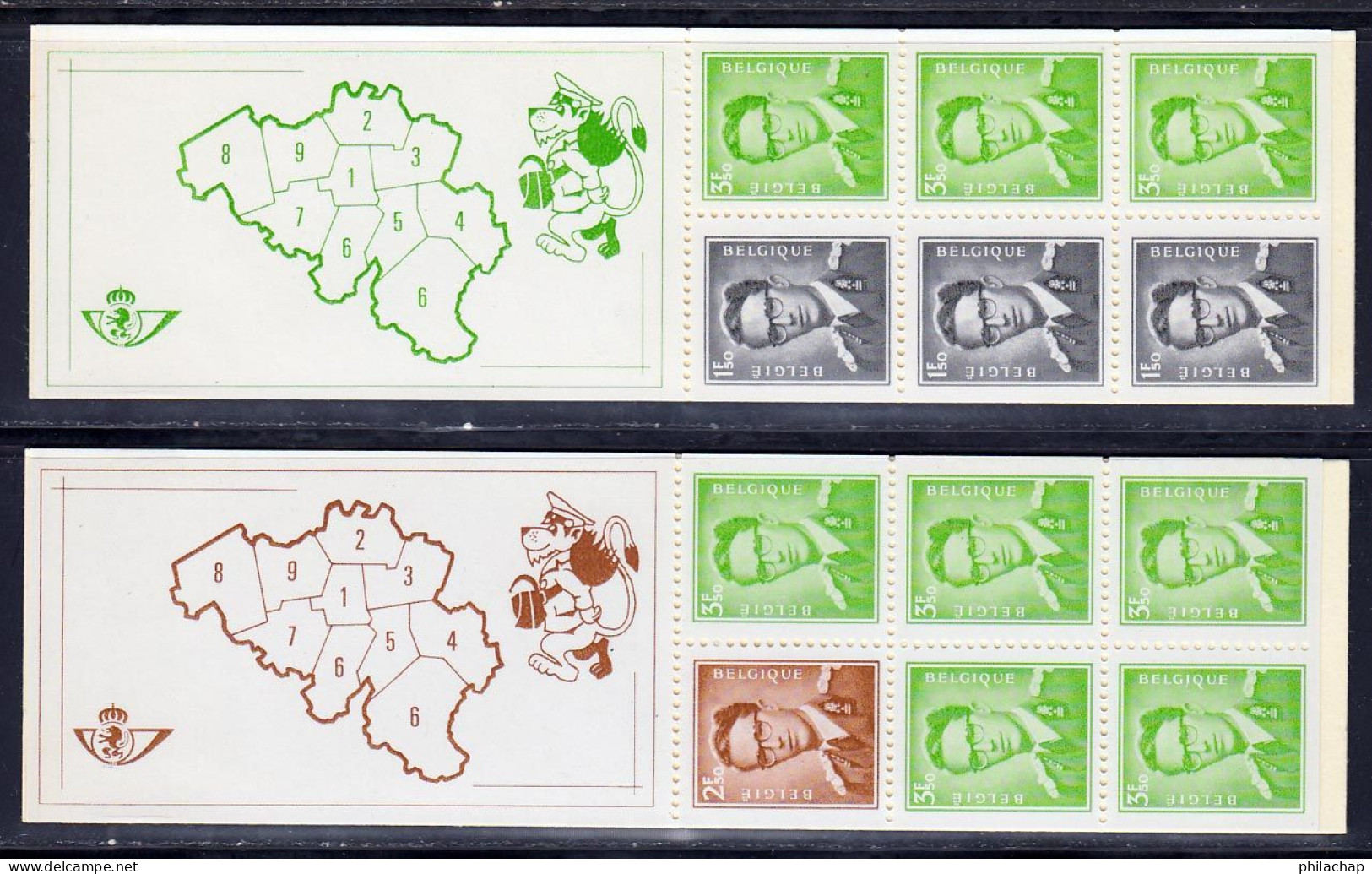 Belgique Carnet 1970 Yvert 1562 / 1563 ** TB - Ohne Zuordnung