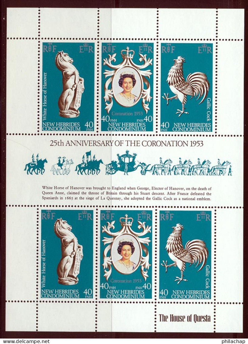 Nouvelles Hebrides 1978 Yvert 540A ** TB - Unused Stamps