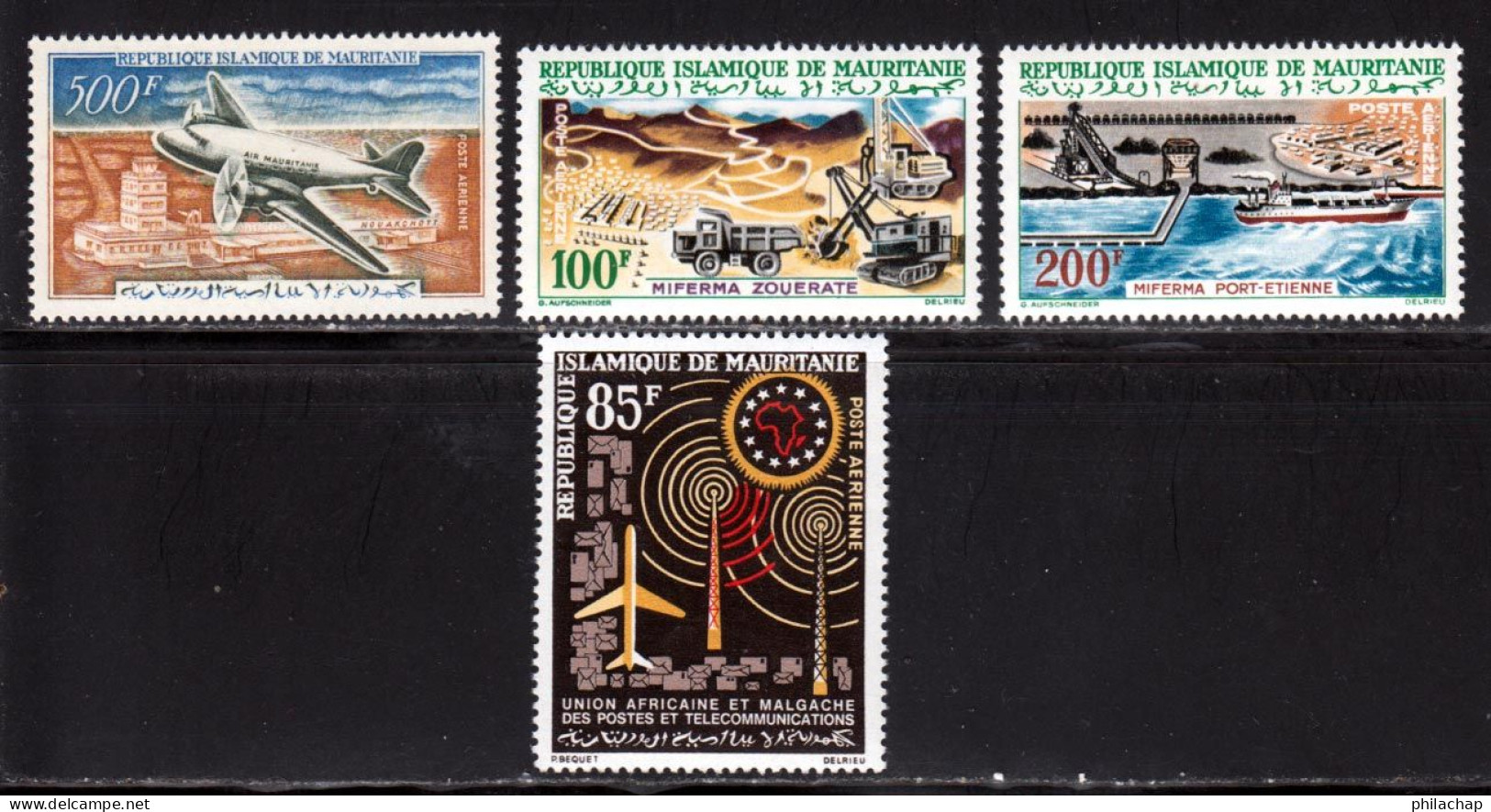 Mauritanie PA 1963 Yvert 23 / 26 ** TB - Mauritanie (1960-...)