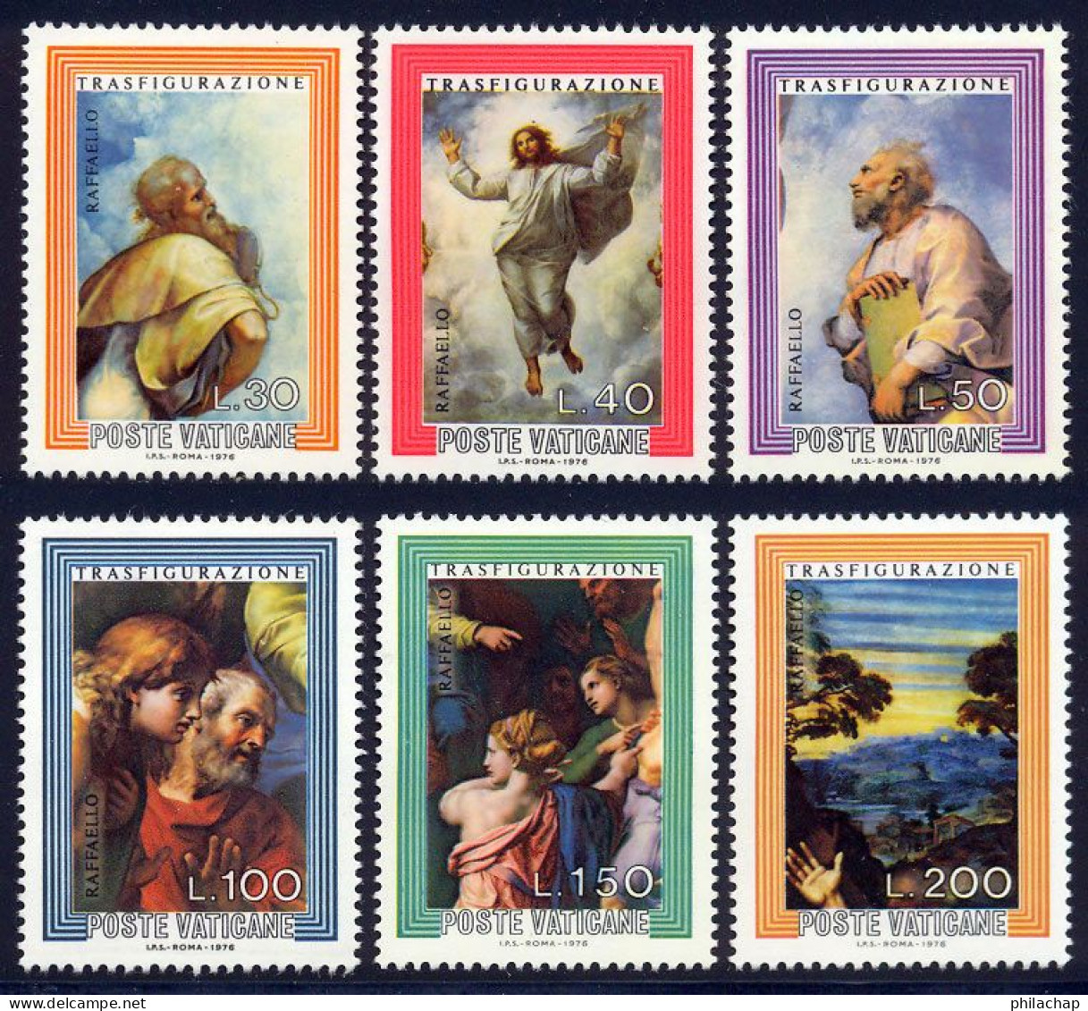 Vatican 1976 Yvert 616 / 621** TB - Nuovi