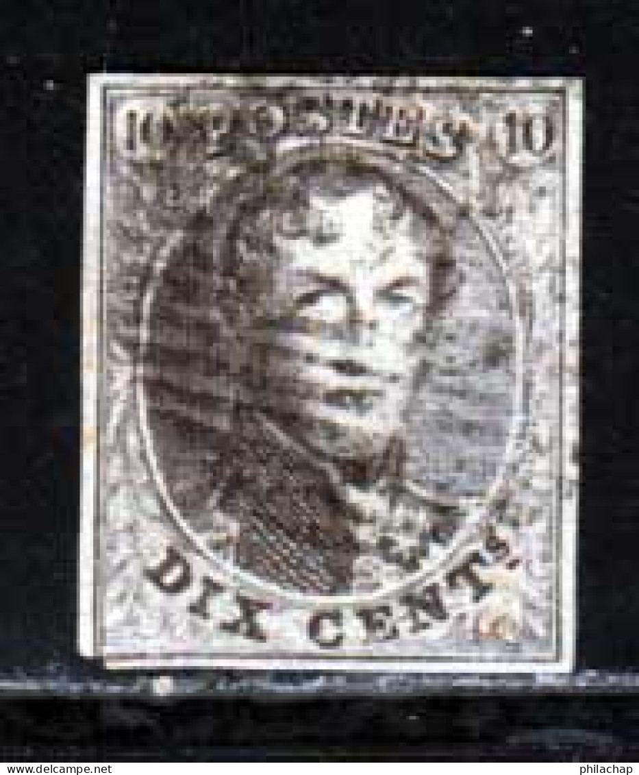 Belgique 1858 Yvert 10 (o) B Oblitere(s) - 1858-1862 Medaillen (9/12)