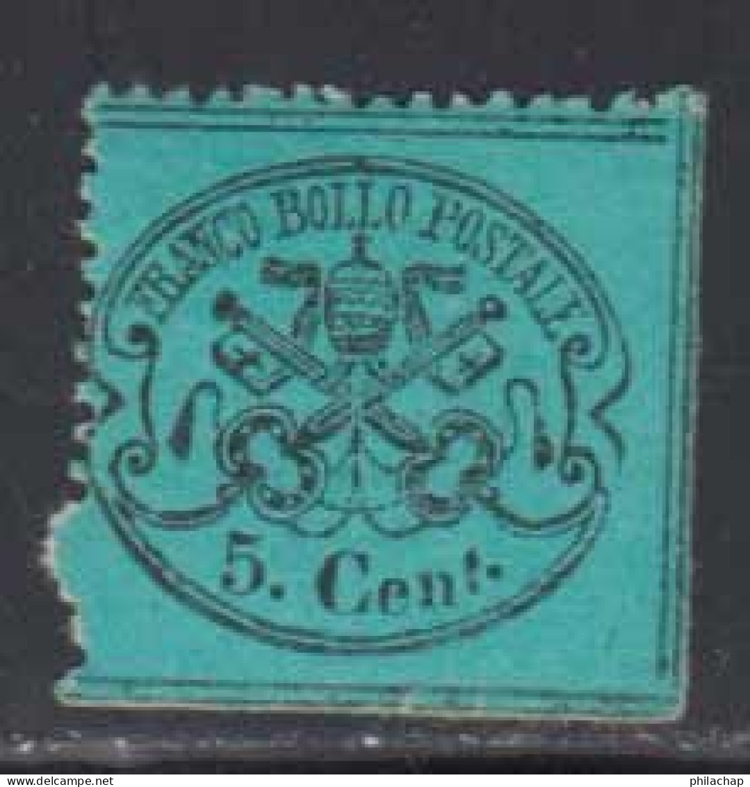 Etats Pontificaux 1868 Yvert 21 ** TB - Papal States