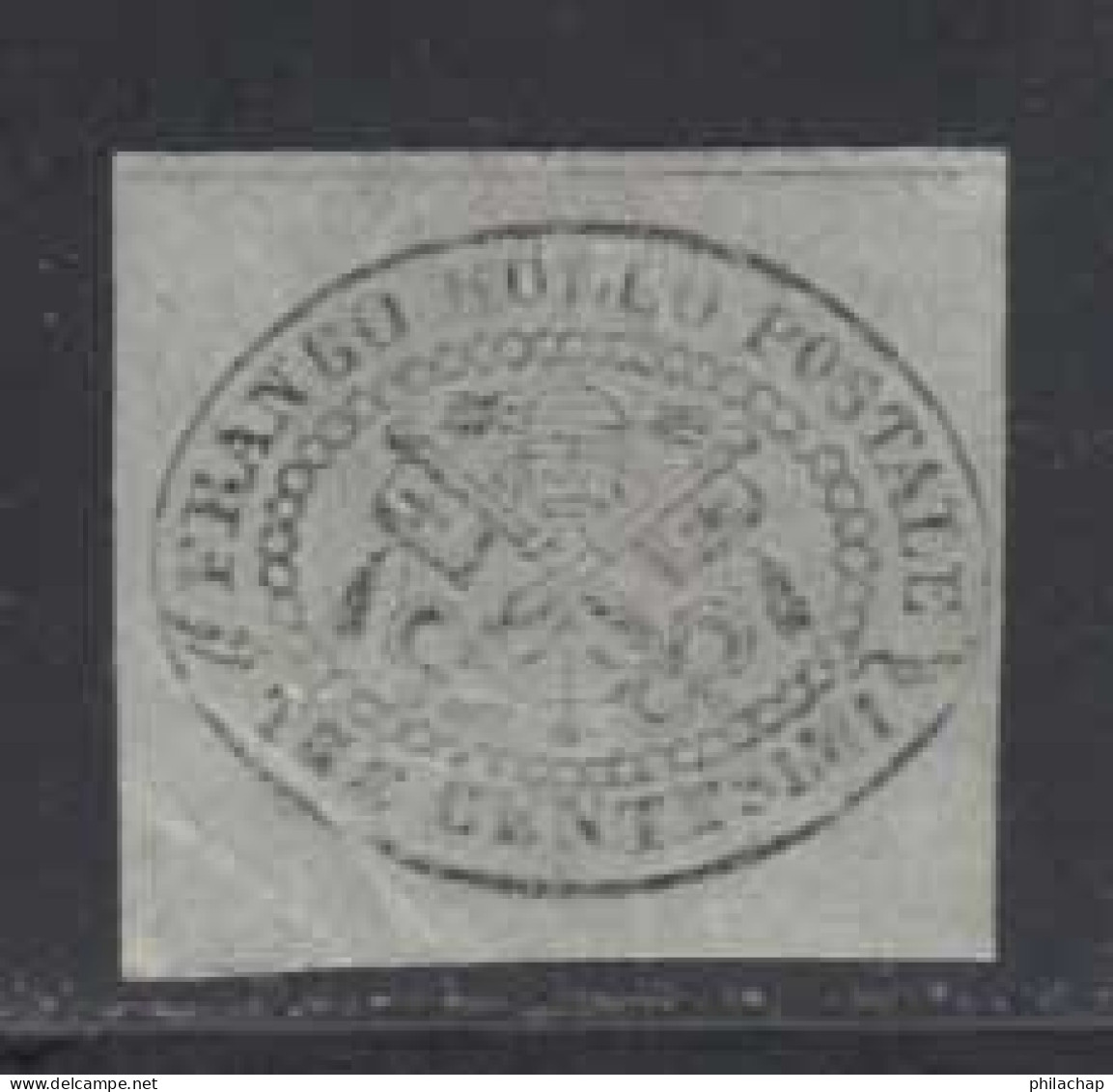 Etats Pontificaux 1867 Yvert 13 (*) B Neuf Sans Gomme - Etats Pontificaux