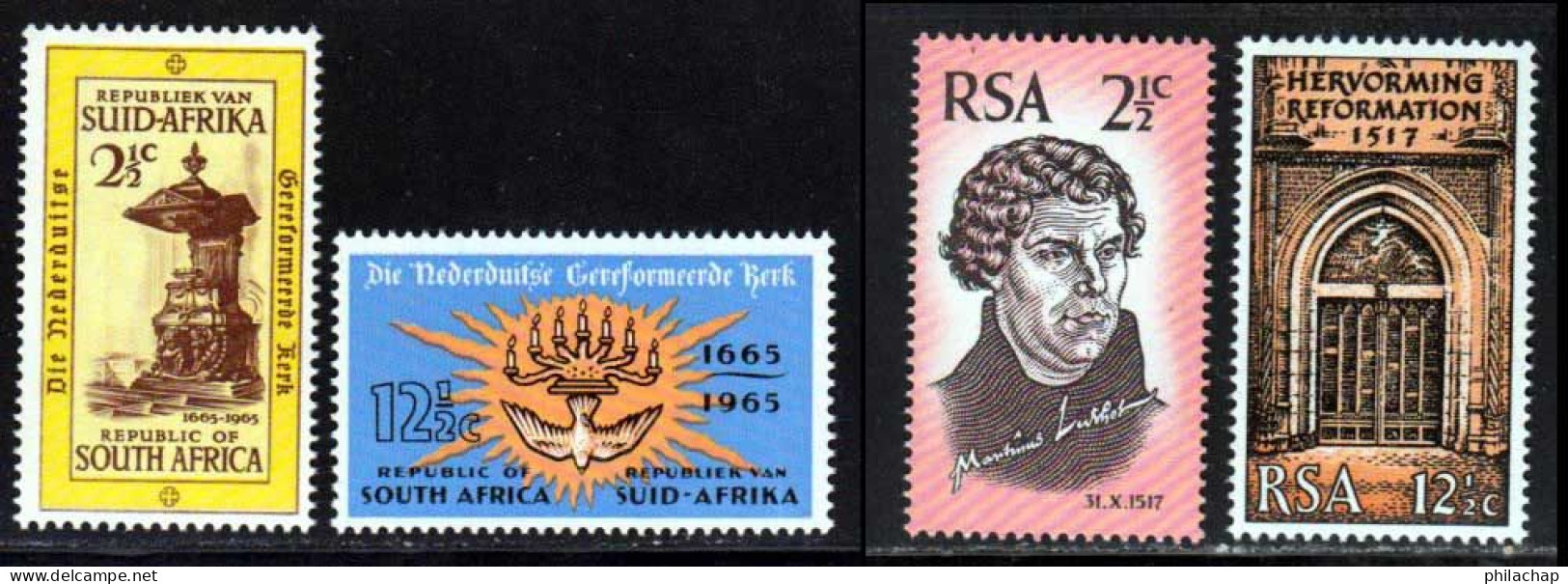 Afrique Du Sud 1965 Yvert 296 / 297 - 309 / 310 ** TB - Ongebruikt