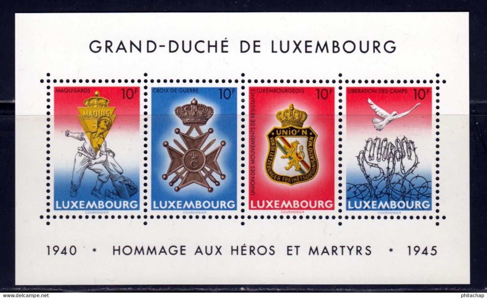 Luxembourg BF 1985 Yvert 14 ** TB - Blocs & Hojas