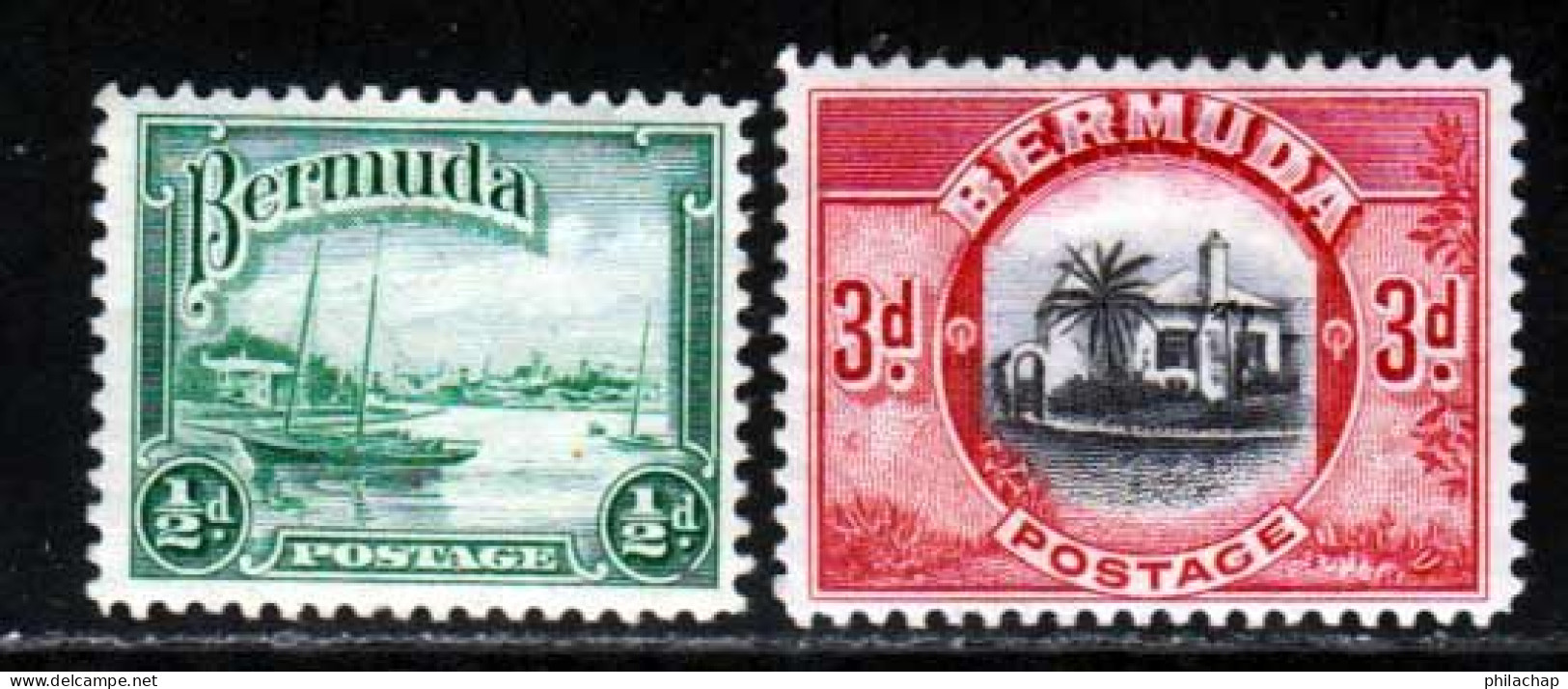 Bermudes 1936 Yvert 92 - 97 * TB Charniere(s) - Bermuda