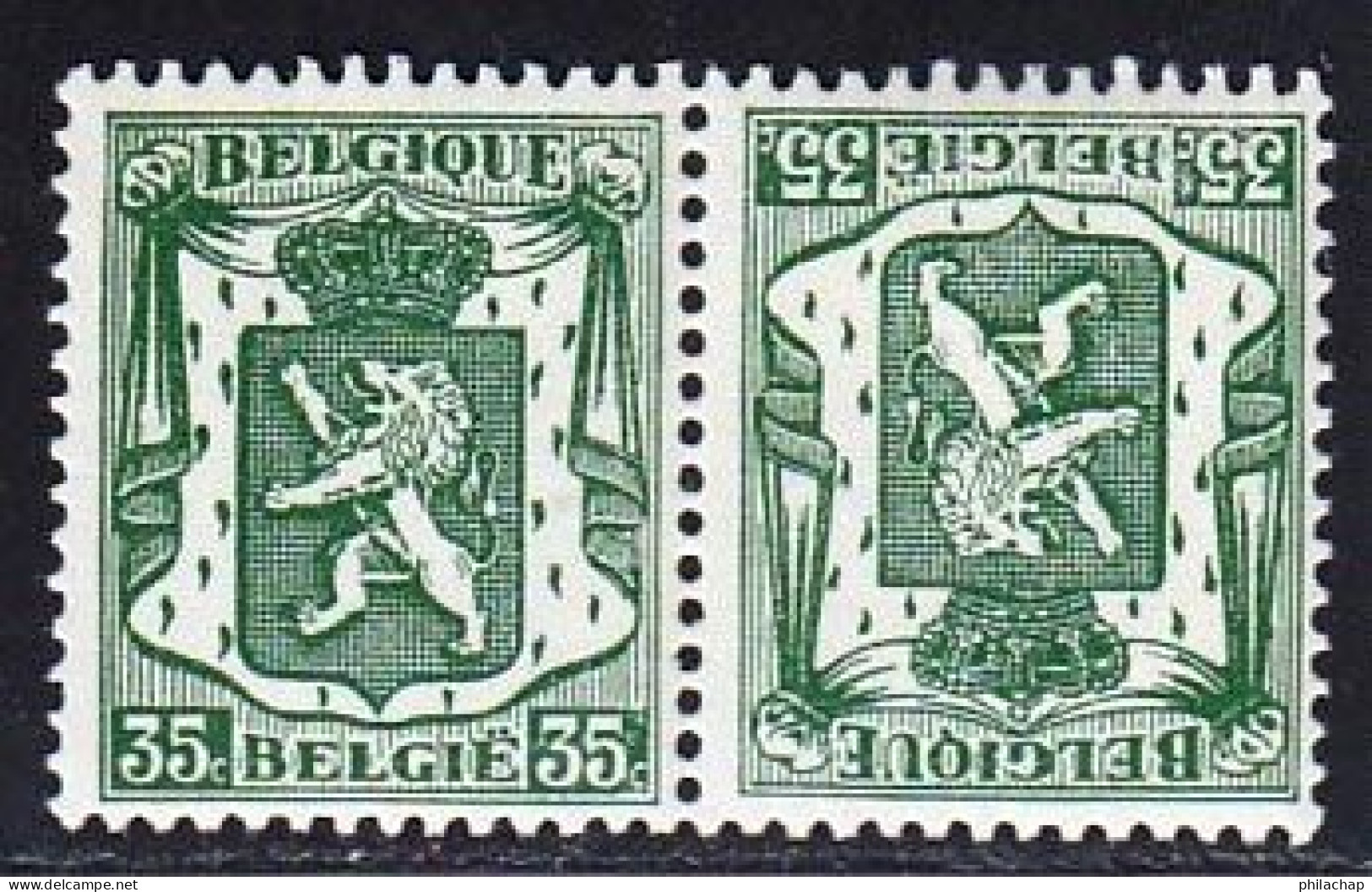 Belgique 1936 Yvert 425a ** TB - 1929-1937 Leone Araldico