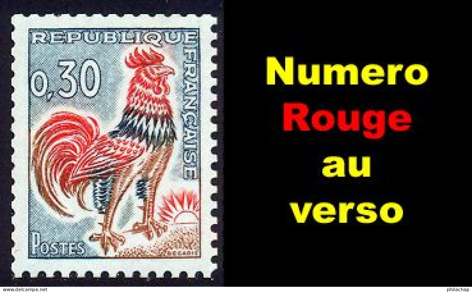 France 1962 Yvert 1331Ab ** TB Roulette Numero Rouge : 130 - Rollen