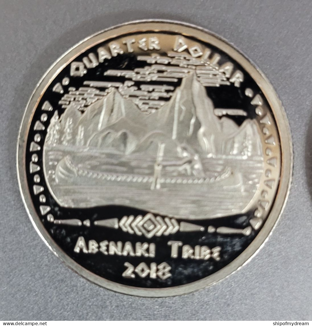 Indian Tribes - Abenaki 2018 Quarter. Low Mint. From PL Set. - Altri & Non Classificati
