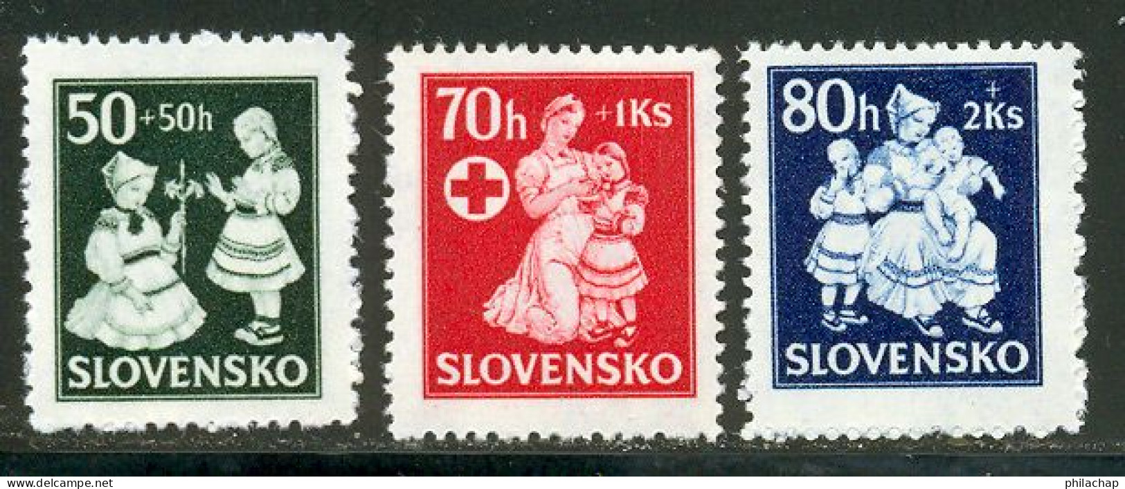 Slovaquie 1943 Yvert 83 / 85 ** TB - Ungebraucht