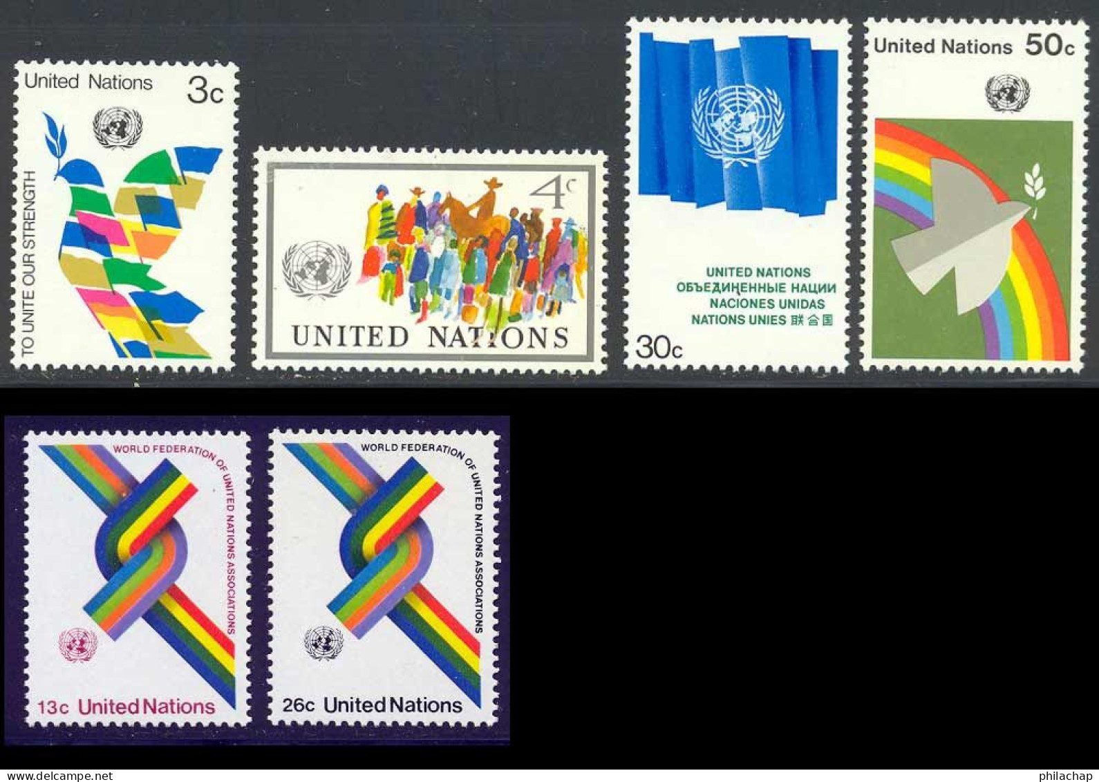 NU (New York) 1976 Yvert 259 / 264 ** TB - Nuovi