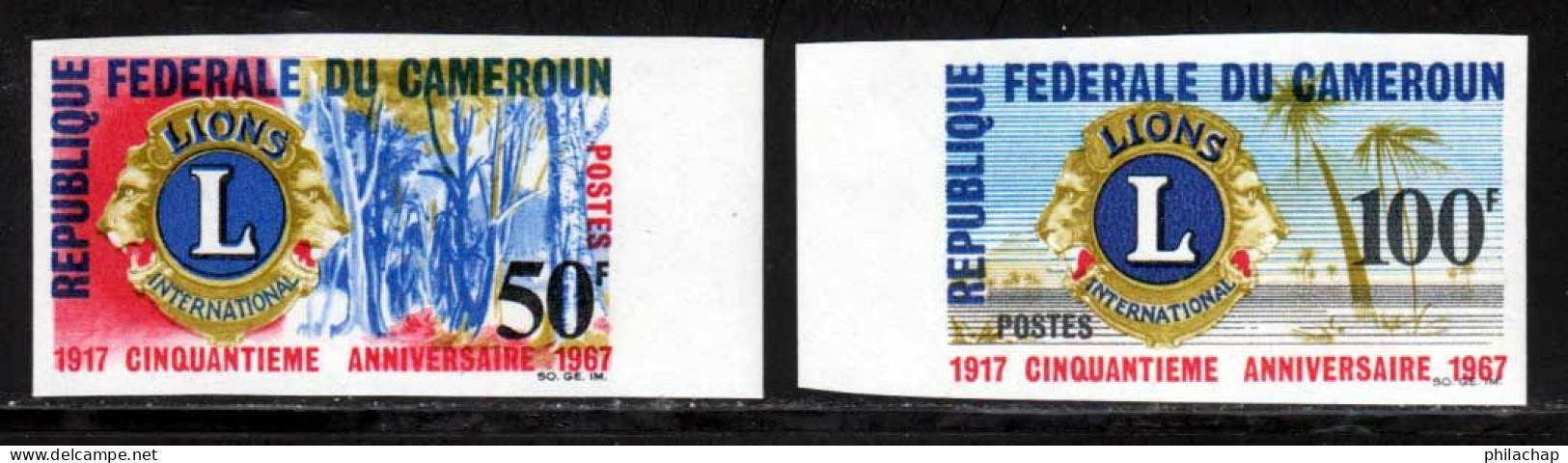 Cameroun 1967 Yvert 436 - 437 ** TB Non Dentele - Unused Stamps