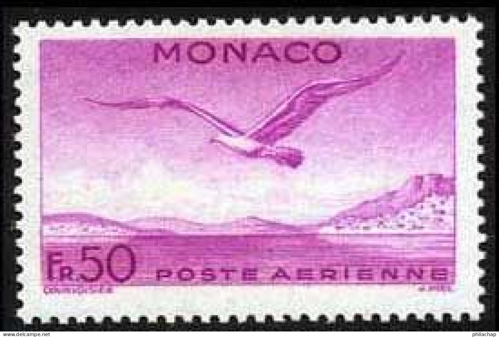 Monaco PA 1941 Yvert 6 ** TB - Poste Aérienne