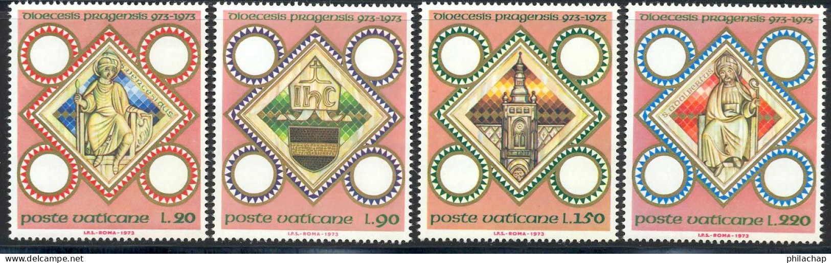 Vatican 1973 Yvert 562 / 565 ** TB - Ongebruikt