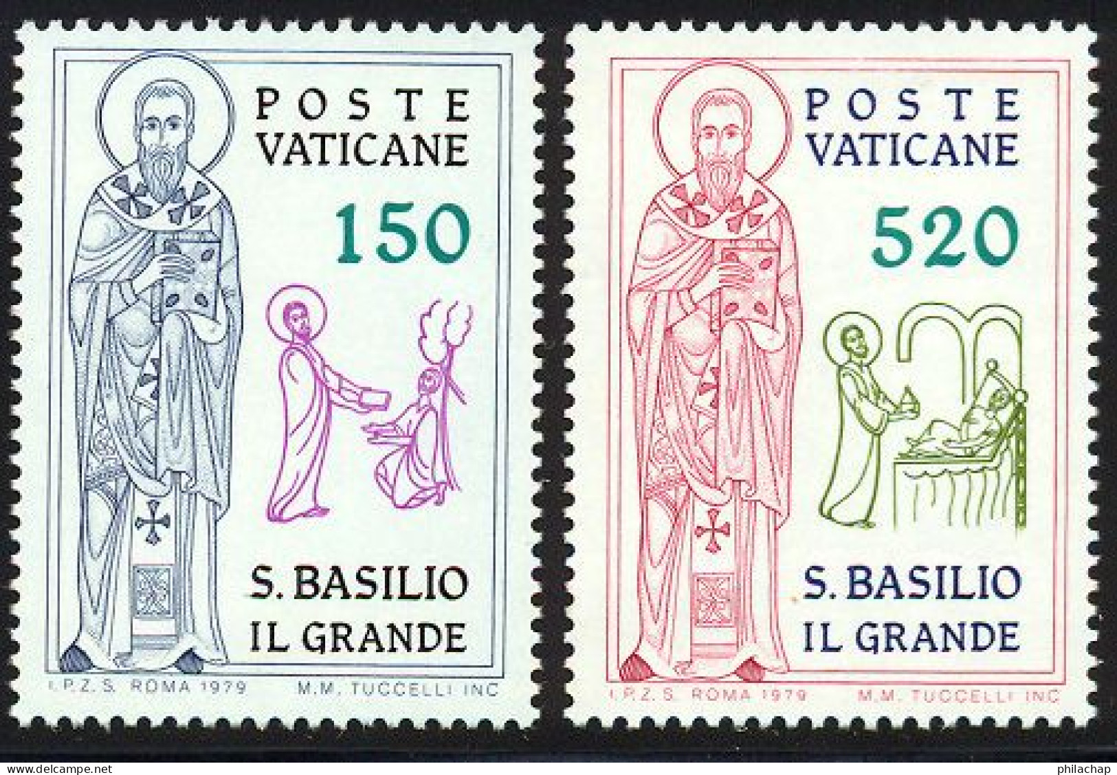 Vatican 1979 Yvert 673 / 674 ** TB Bord De Feuille - Unused Stamps