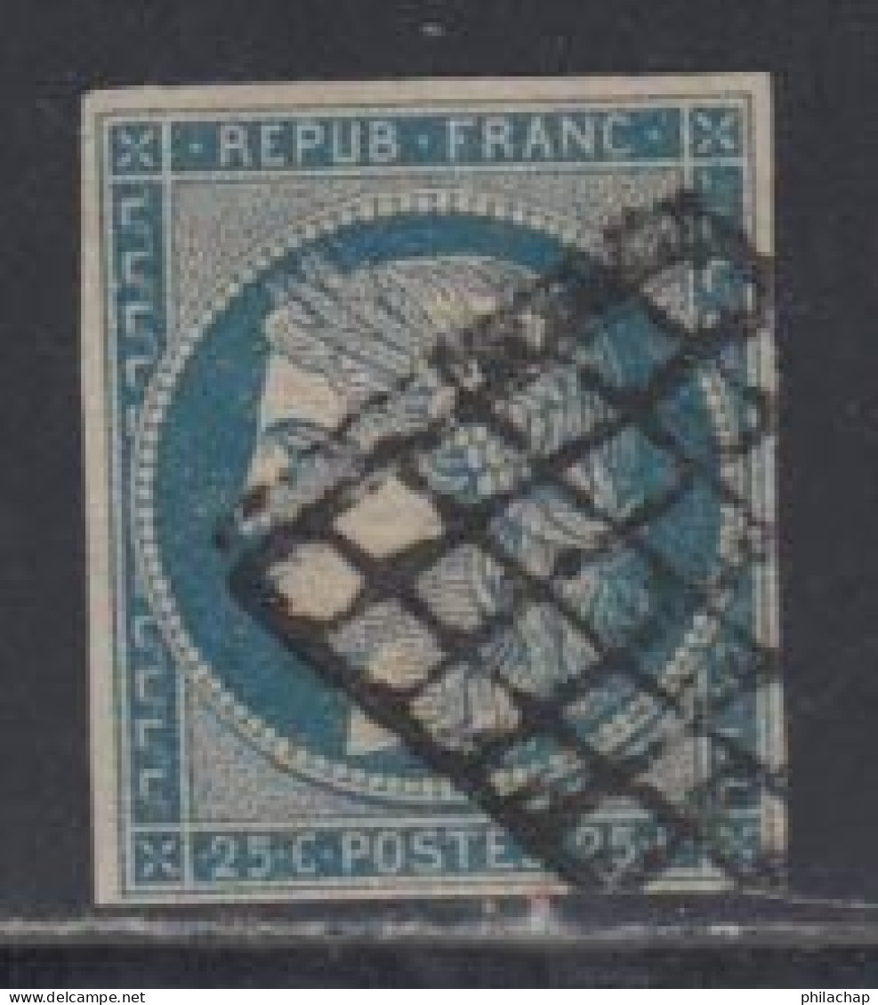 France 1850 Yvert 4 (o) B Oblitere(s) - 1849-1850 Cérès