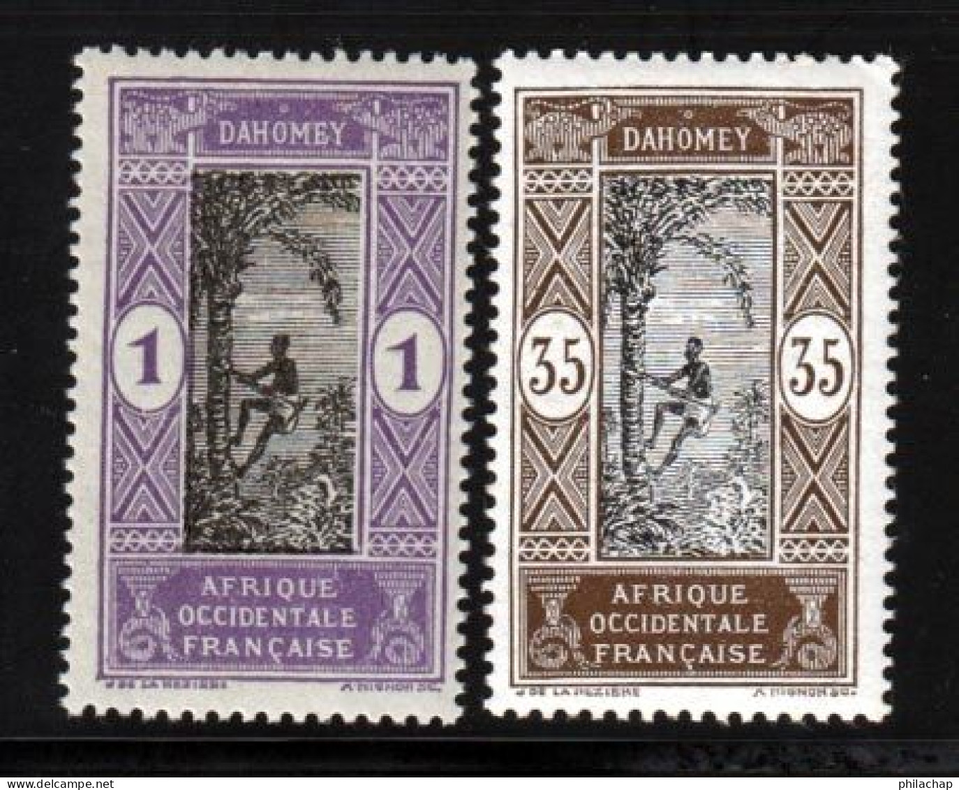 Dahomey 1913 Yvert 43 - 52 ** TB - Ongebruikt