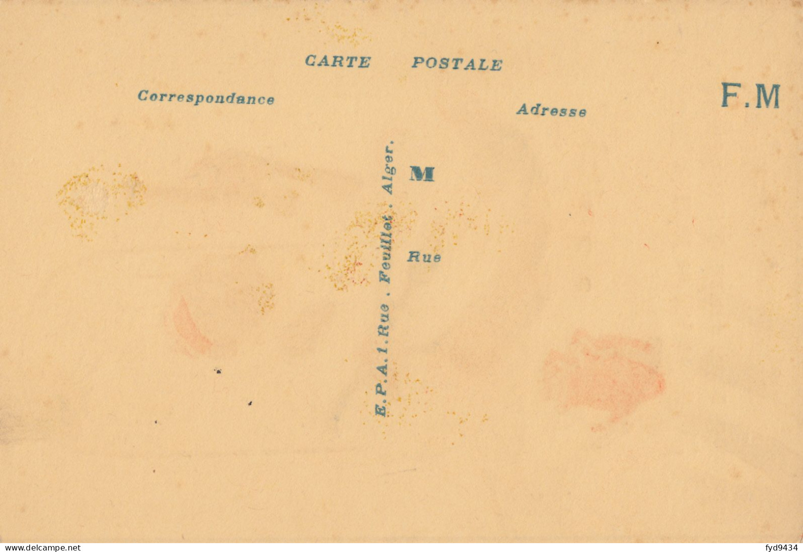 Carte F.M - Illustrée - Algérie - Briefe U. Dokumente