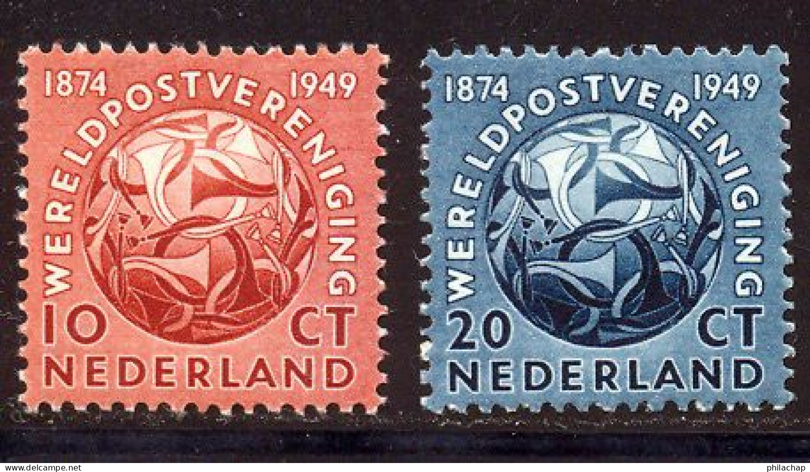 Pays-Bas 1949 Yvert 528 / 529 ** TB - Ungebraucht