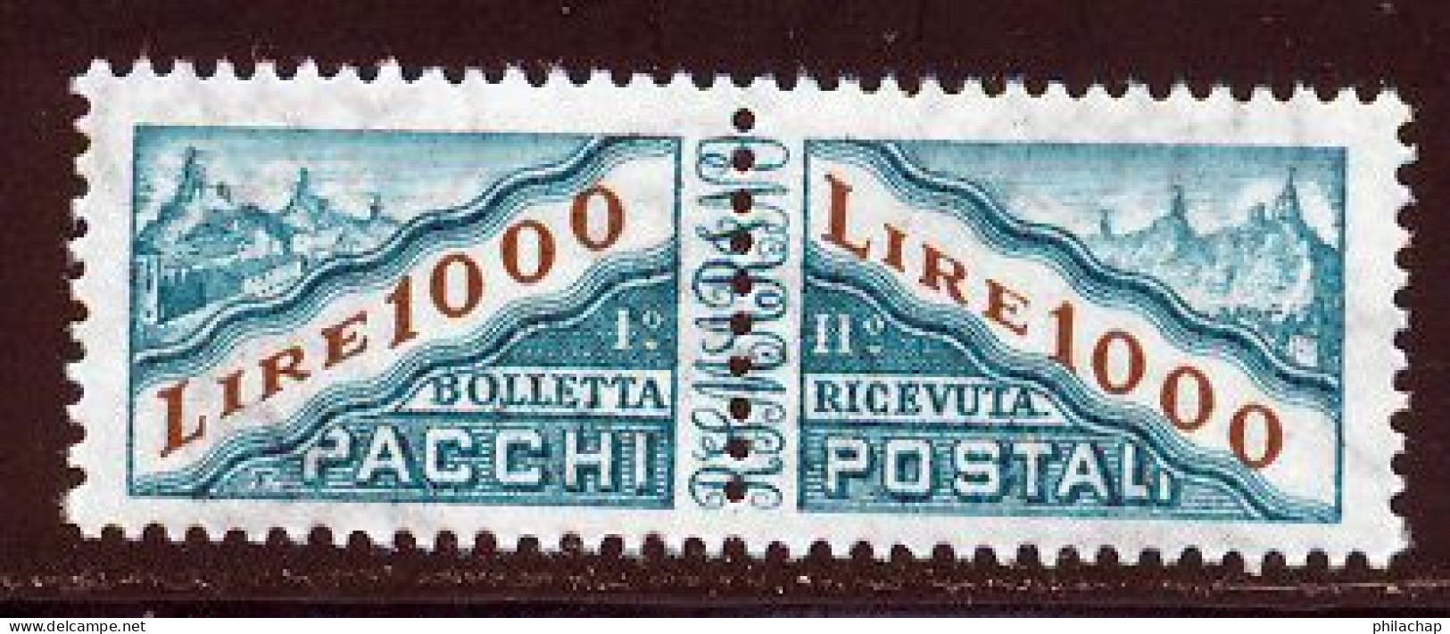 Saint-Marin Colis Postaux 1965 Yvert 47 ** TB Bord De Feuille - Parcel Post Stamps