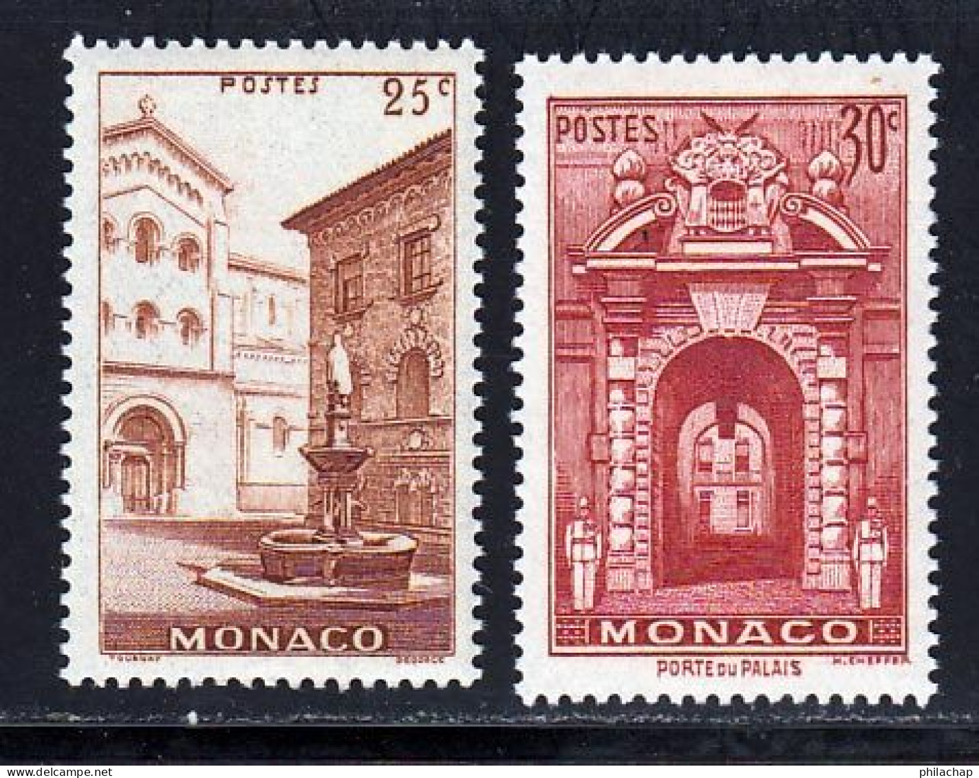 Monaco 1939 Yvert 170 - 171A ** TB - Unused Stamps