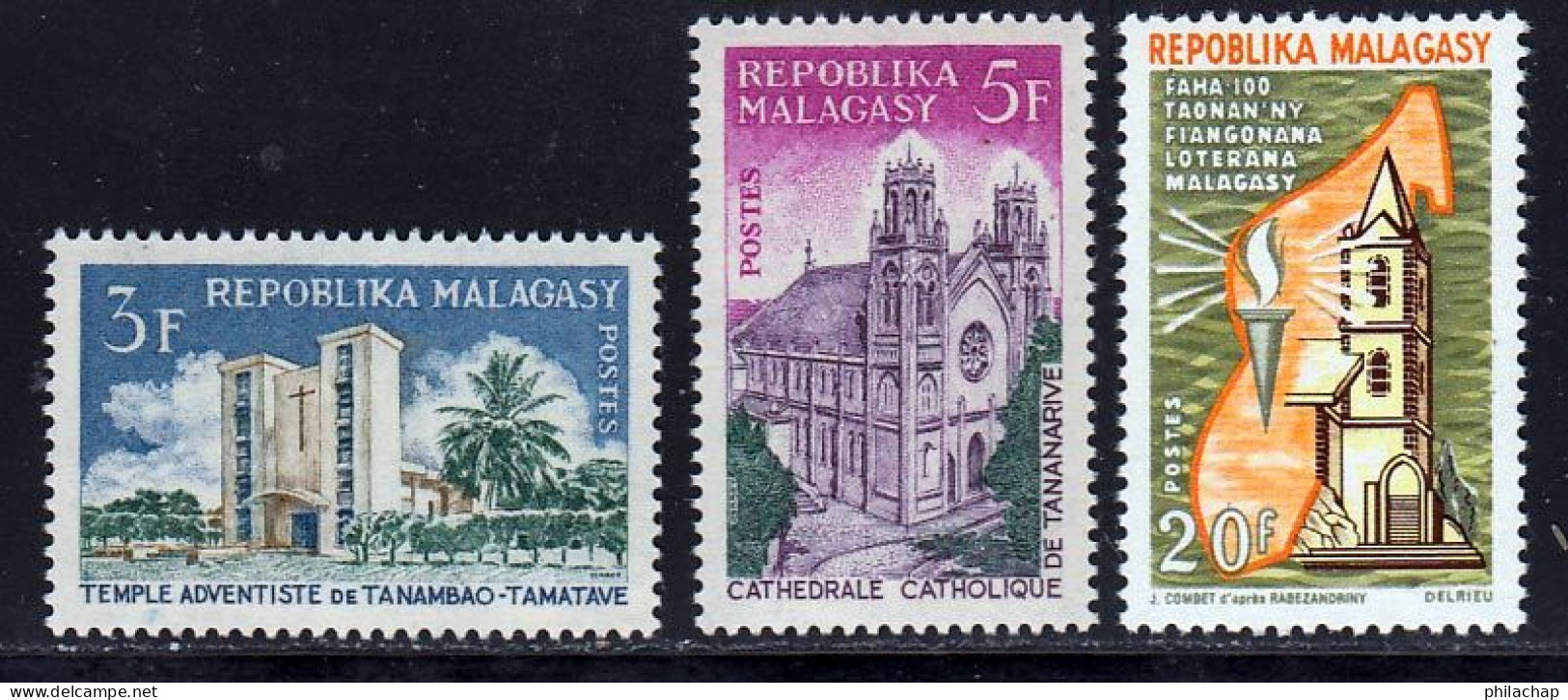 Madagascar 1967 Yvert 431 - 432 - 441 ** TB - Madagaskar (1960-...)