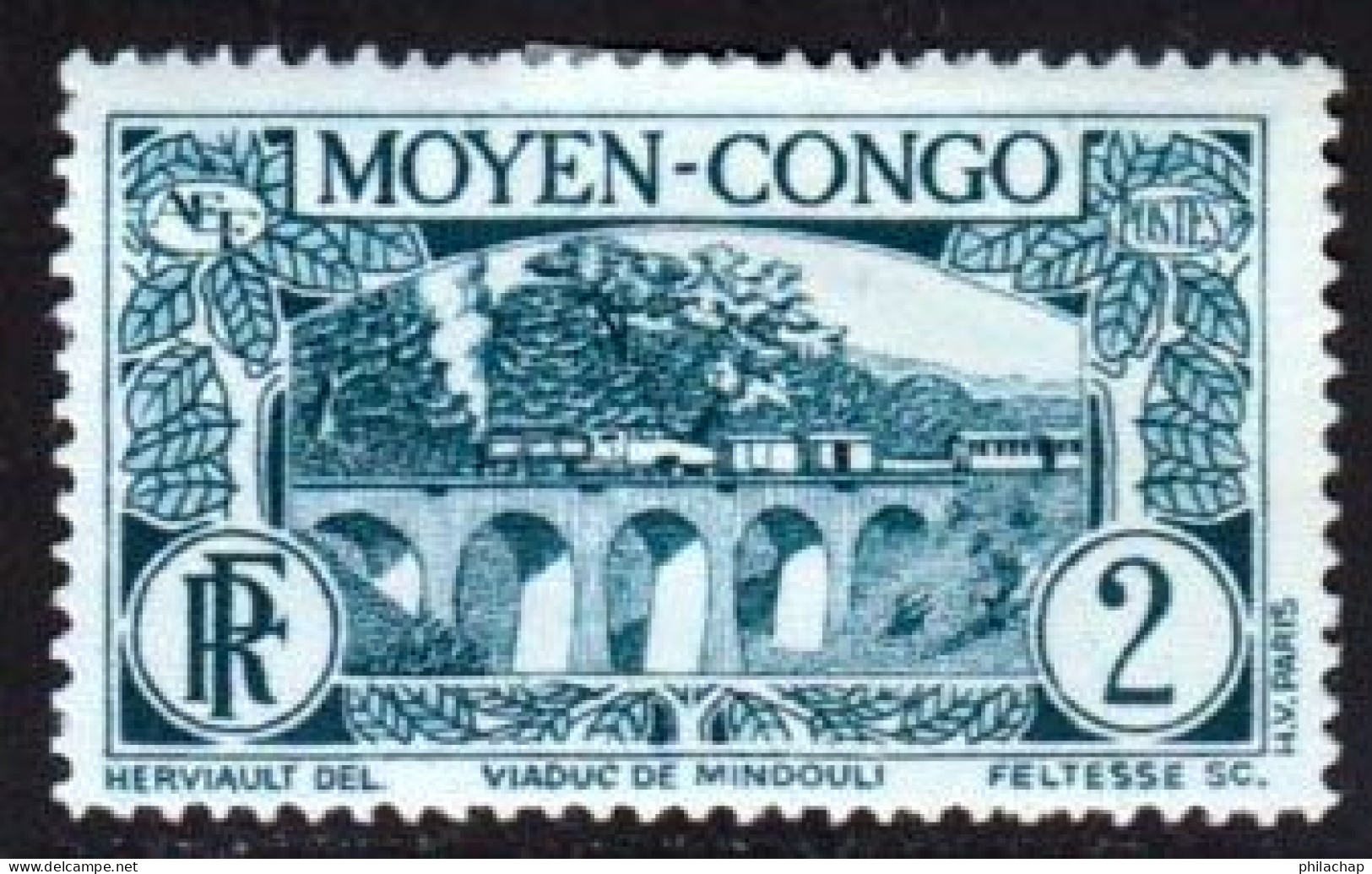 Congo Français 1933 Yvert 114 * TB Charniere(s) - Ungebraucht