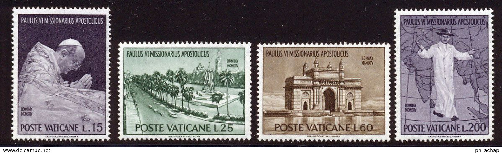 Vatican 1964 Yvert 418 / 421 ** TB - Unused Stamps